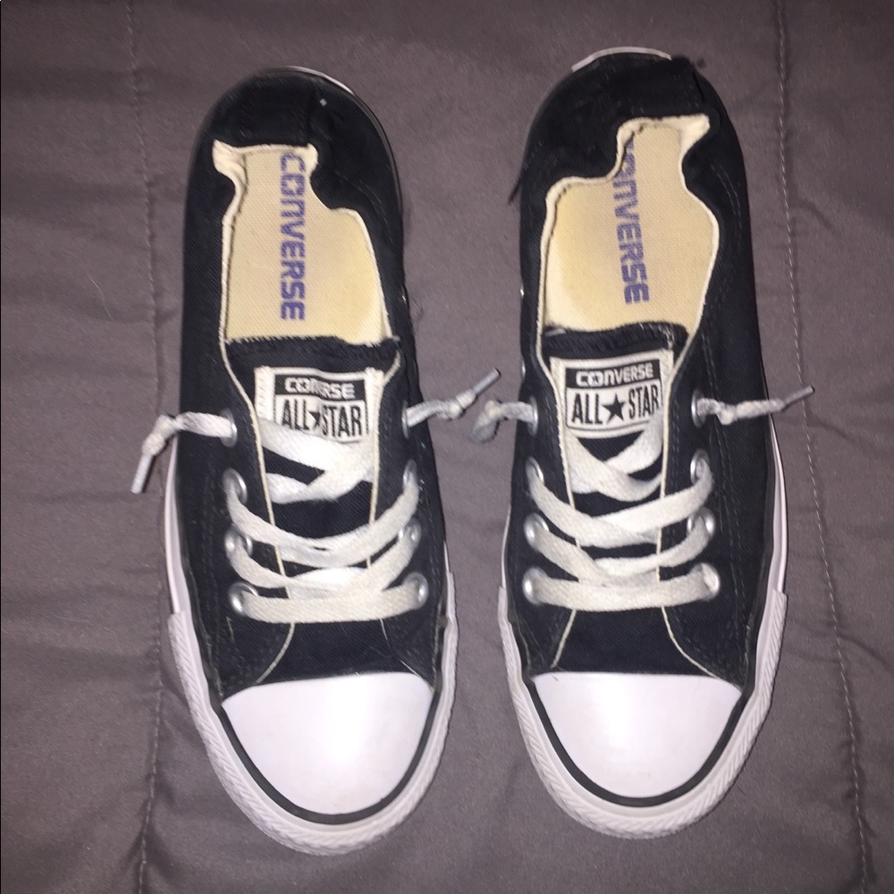 Black Converse Shoreline